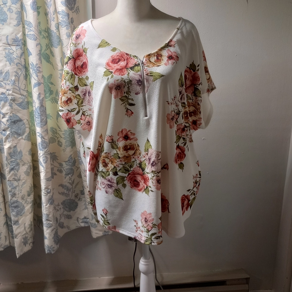 Floral Print Women's Top